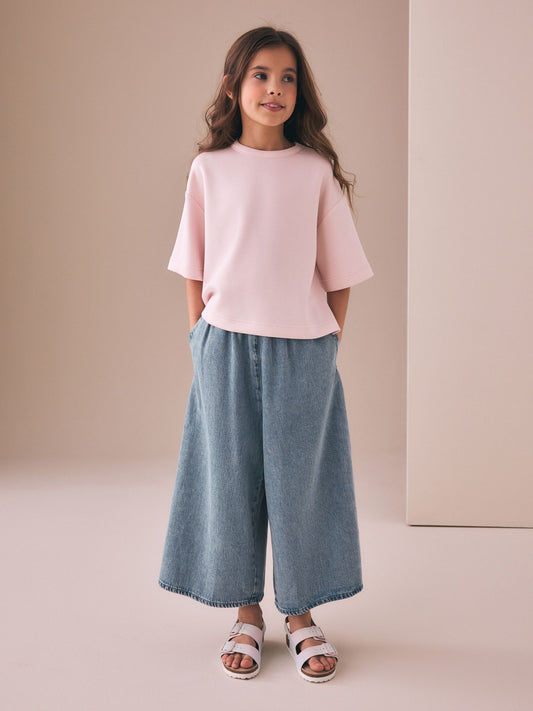 Dsiney Kidz - Pink Supersoft Oversized Boxy T-Shirt (3-16yrs) image 2