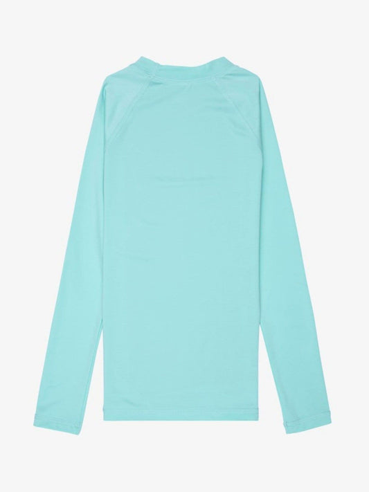 Dsiney Kidz - Roxy Blue Whole Hearted Long Sleeve Logo Rash Vest image 2