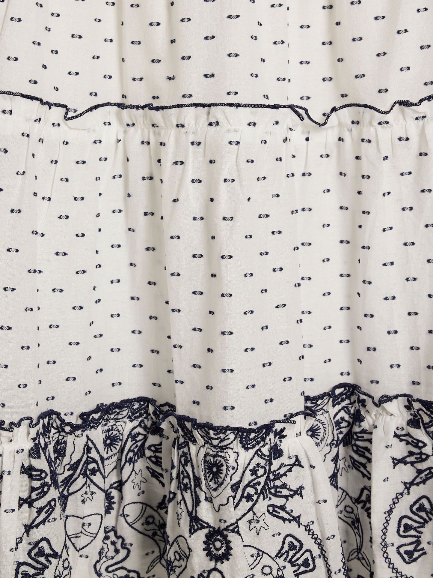 Dsiney Kidz - River Island White Mexicana Top & Maxi Skirt Set image 4