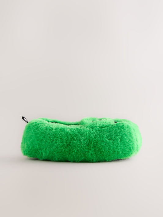 Green Minecraft Novelty Slippers image 2