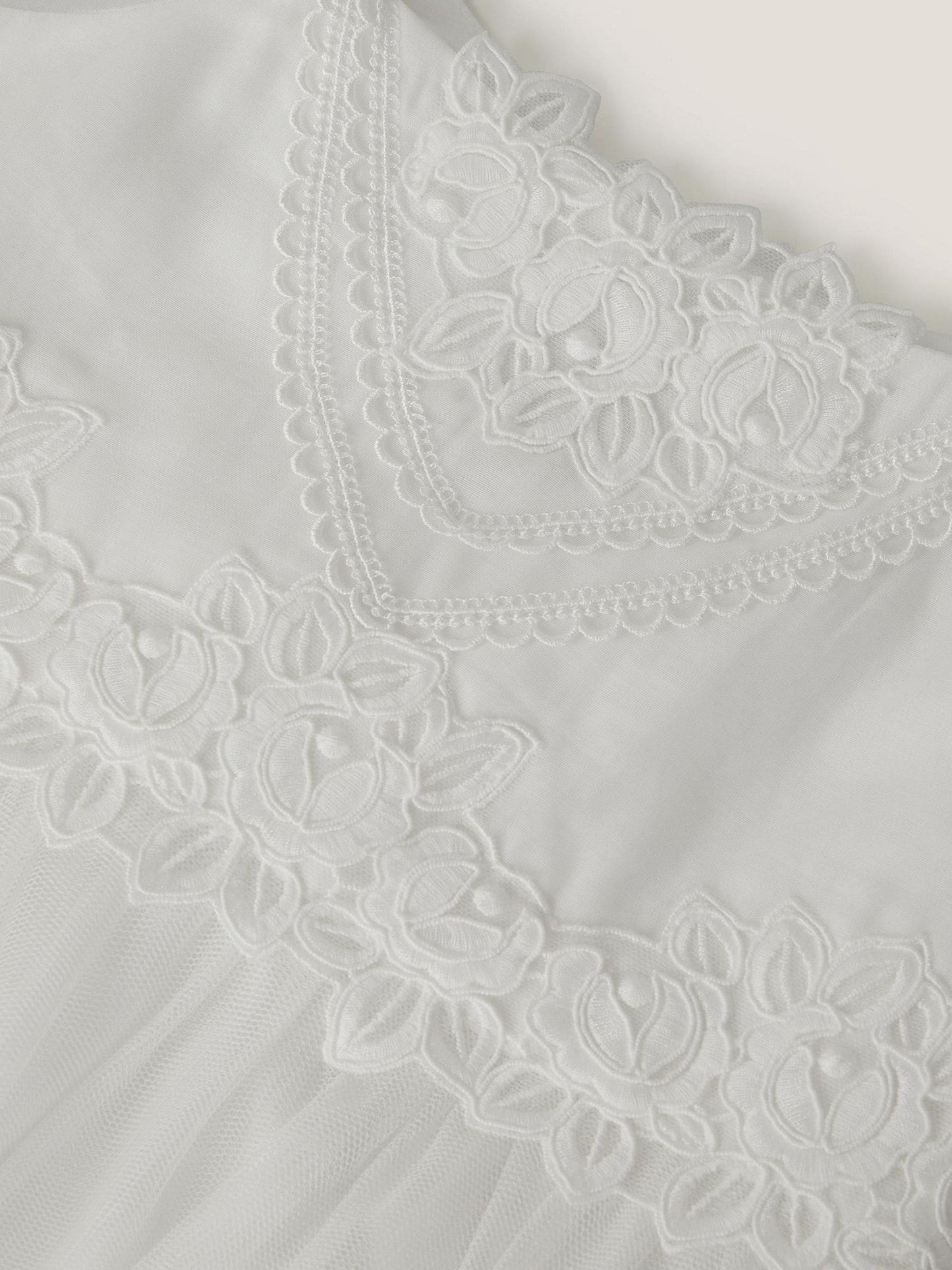 Monsoon Cream Floella Floral Lace Maxi Dress image 4