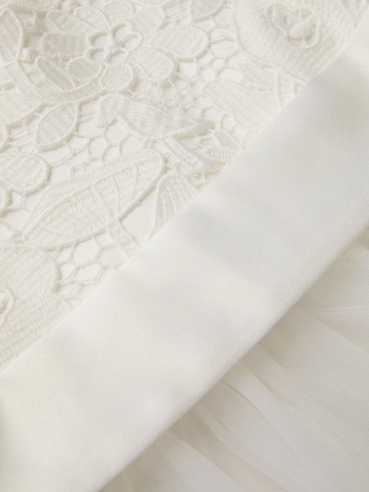 Dsiney Kidz - Monsoon Cream Anya Tulle Maxi Dress image 4