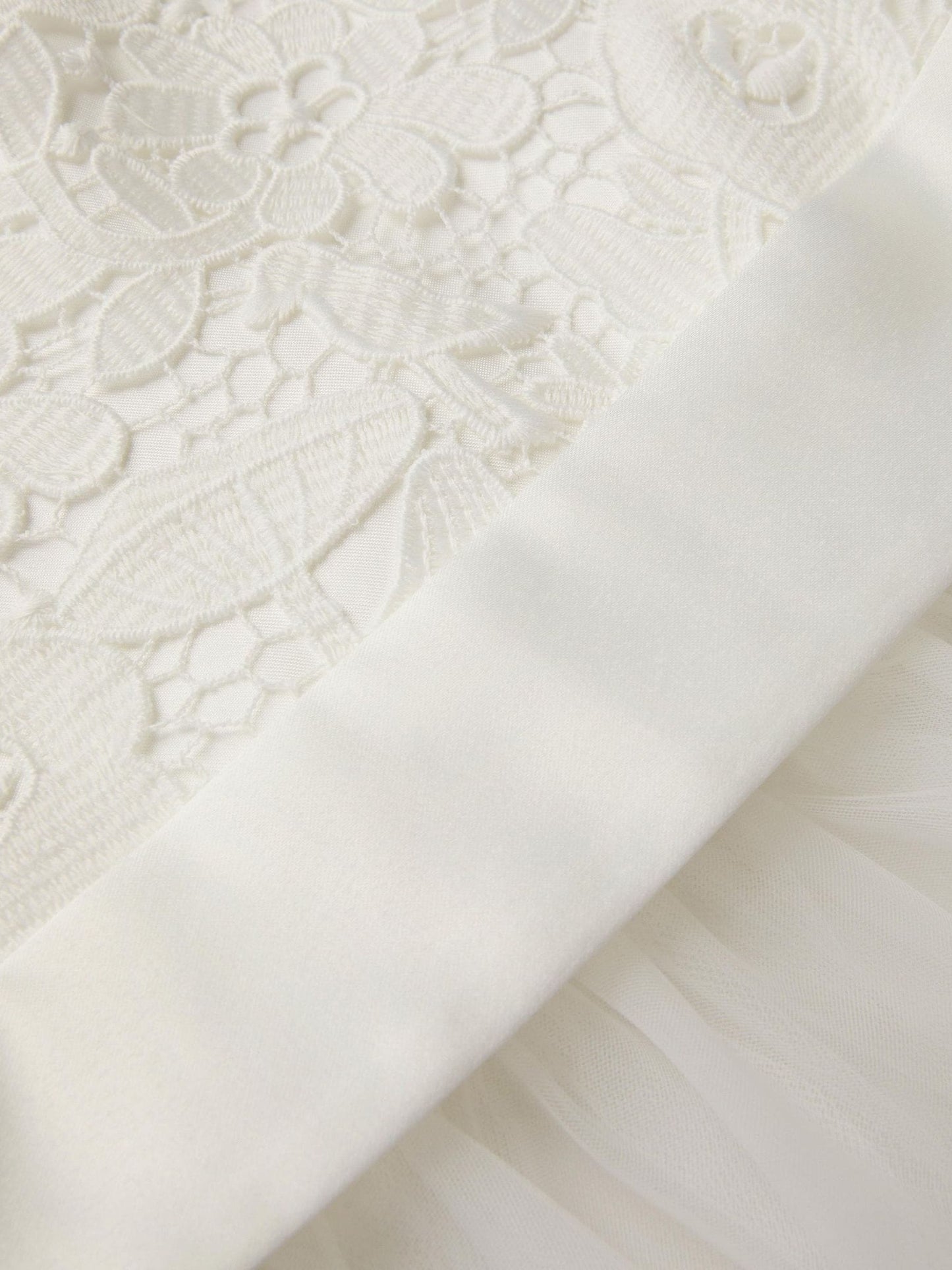 Monsoon Cream Anya Tulle Maxi Dress image 4
