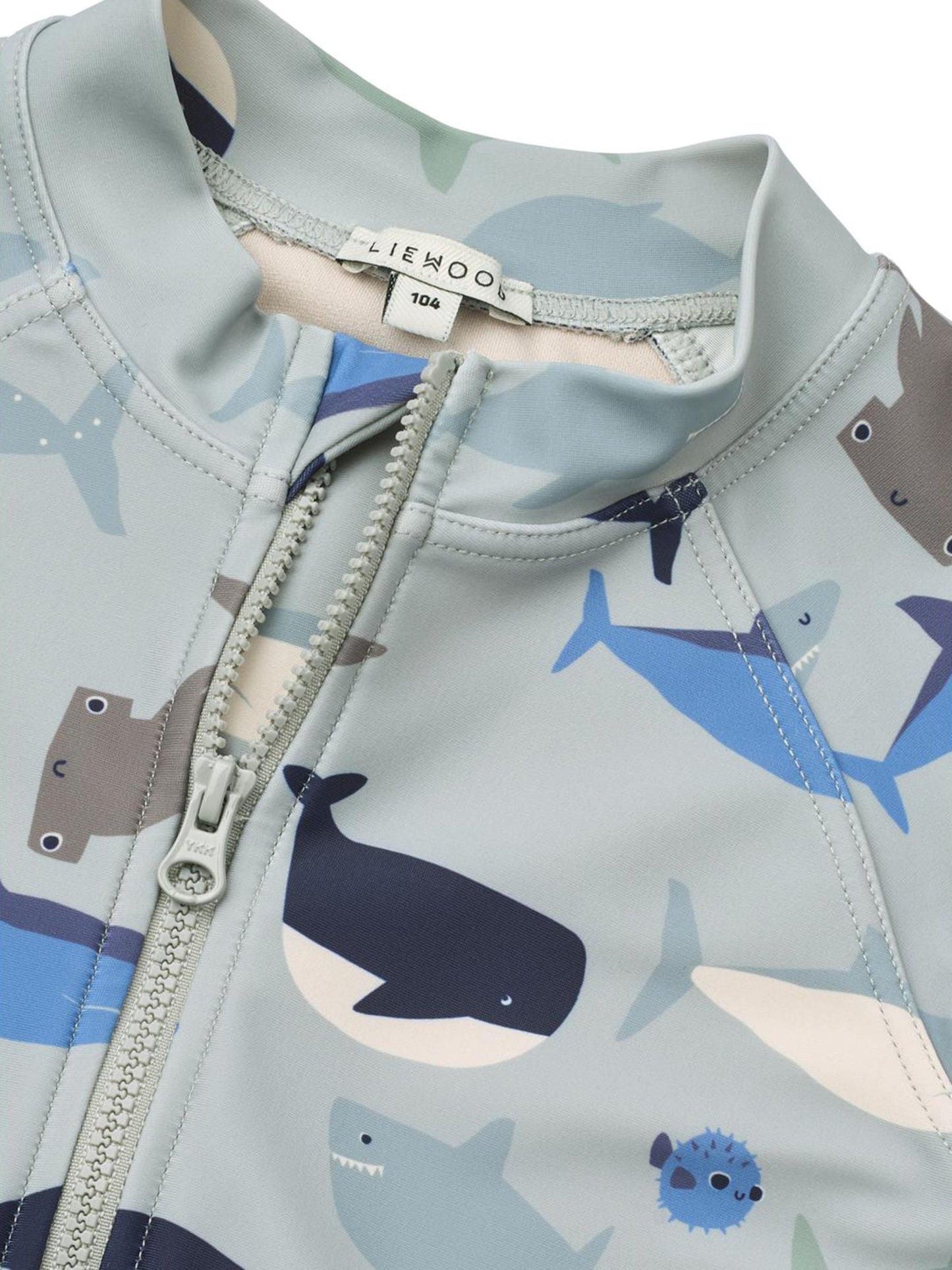 Liewood Blue Max Printed Shortsleeve Swimsuit image 3