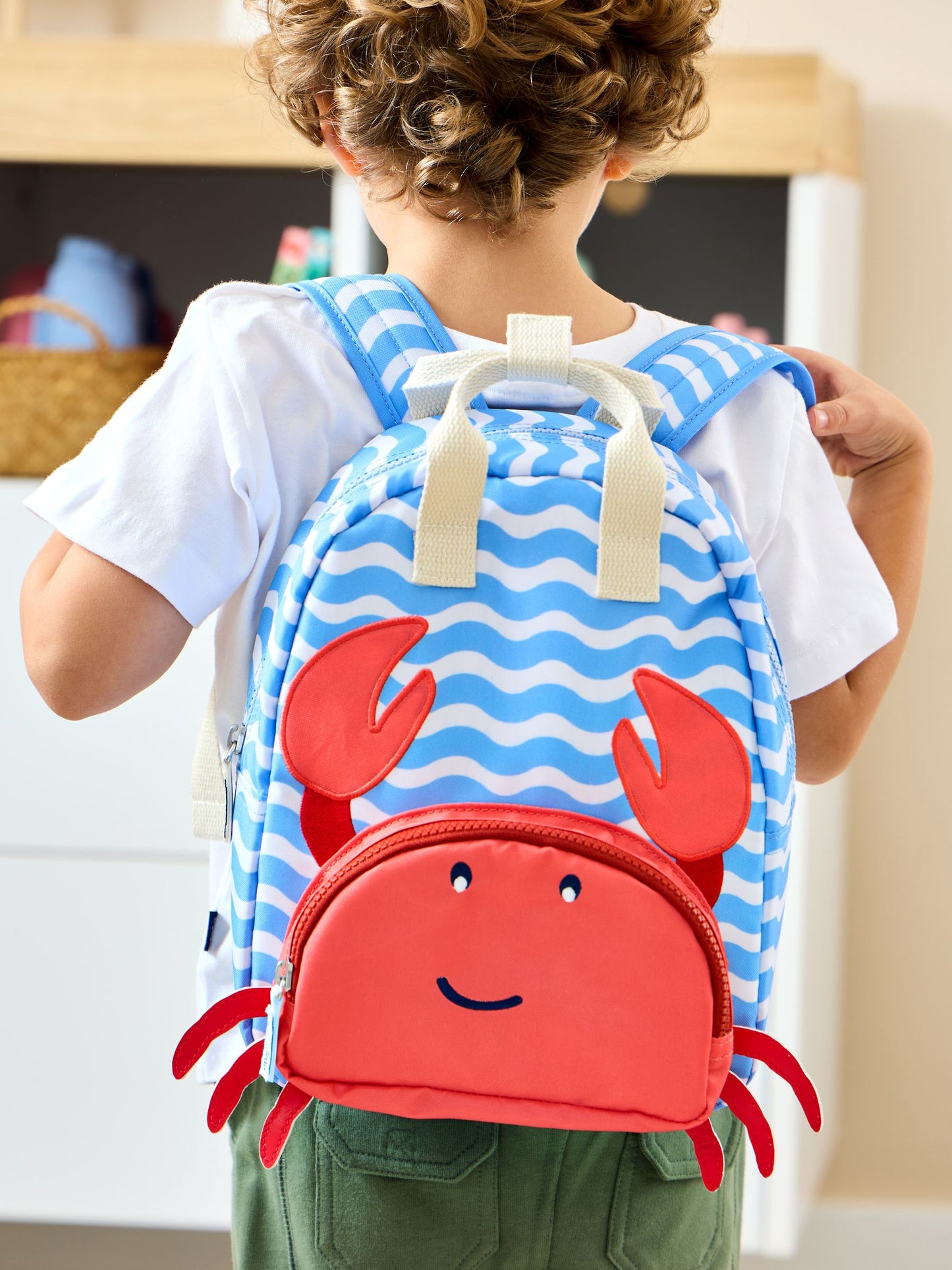 JoJo Maman Bébé Crab Appliqué Backpack image 1