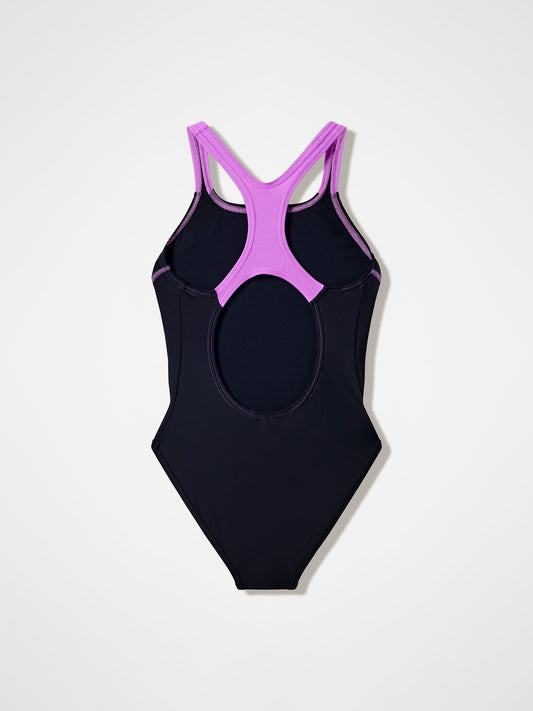 Dsiney Kidz - Speedo Black Medley Logo Medalist Swimsuit image 2