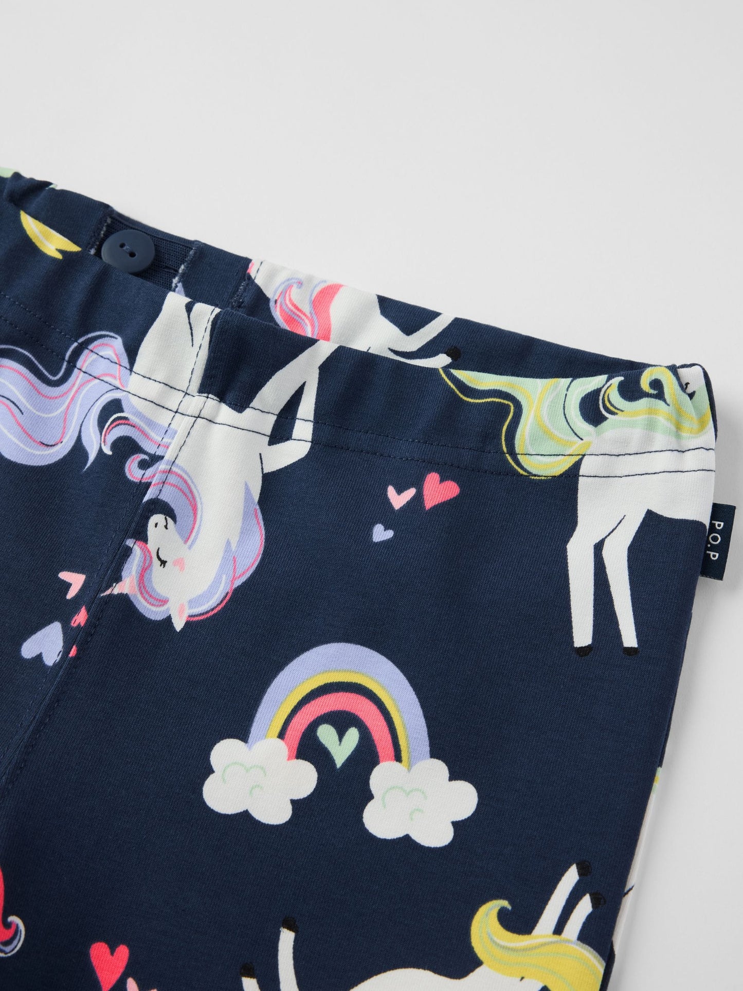 Polarn O. Pyret Animal Unicorn Print Flares Leggings image 2