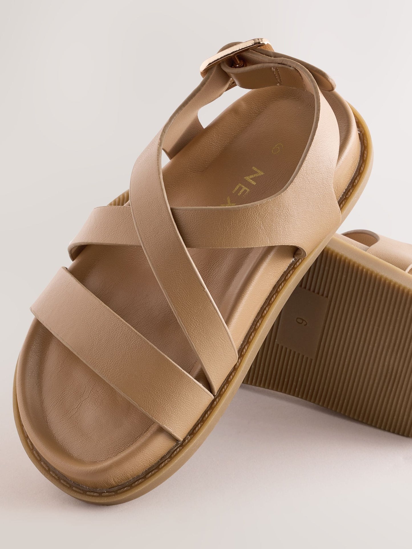 Neutral Footbed Sandals image 5