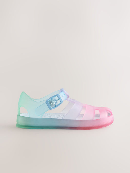 Pink/Blue Jelly Sandals image 2