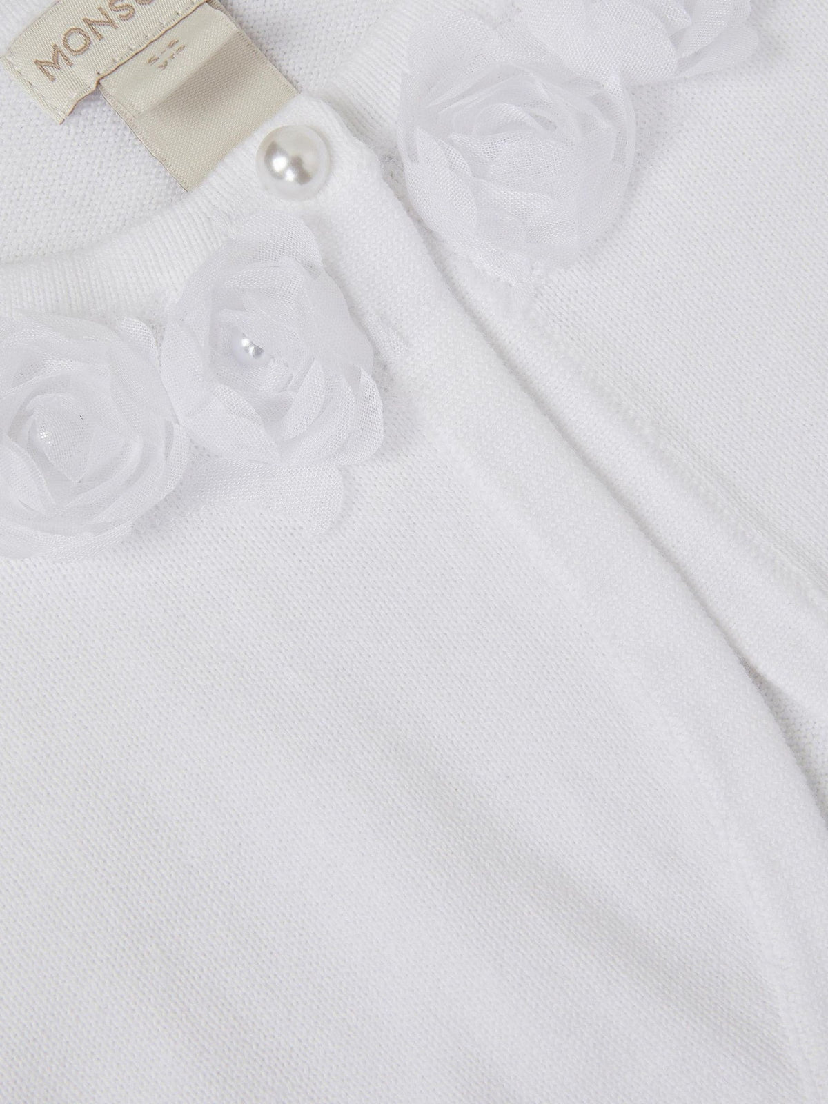 Dsiney Kidz - Monsoon White Communion Ottilie Appliqué Rose Cardigan image 4