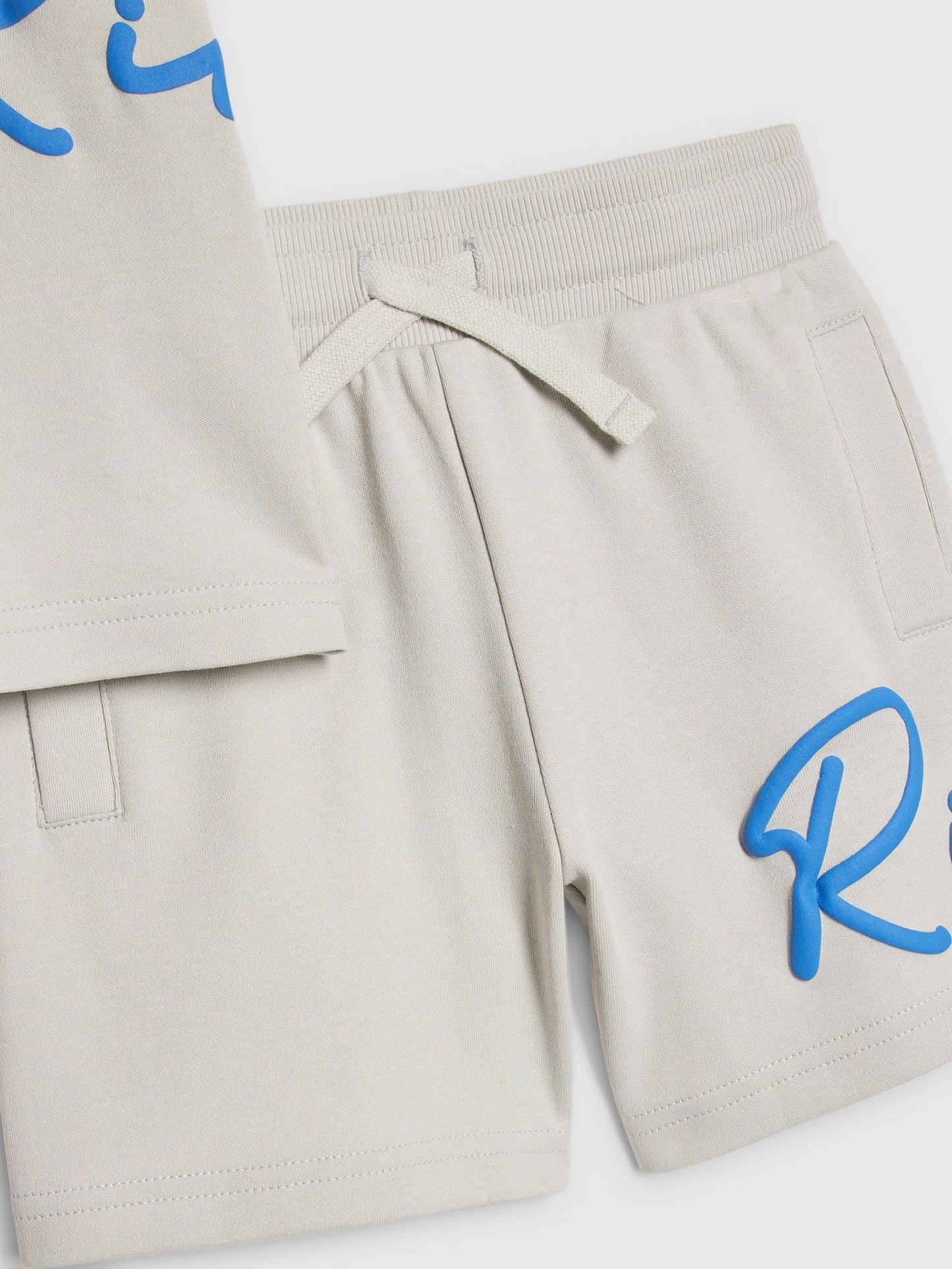 Dsiney Kidz - River Island Grey River T-Shirt & Short Set image 5