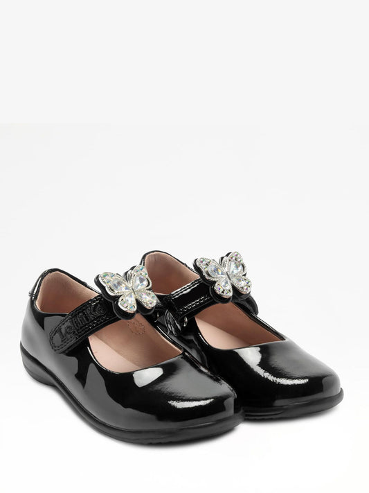 Dsiney Kidz - Lelli Kelly Black Butterfly Mary Jane Shoes image 2