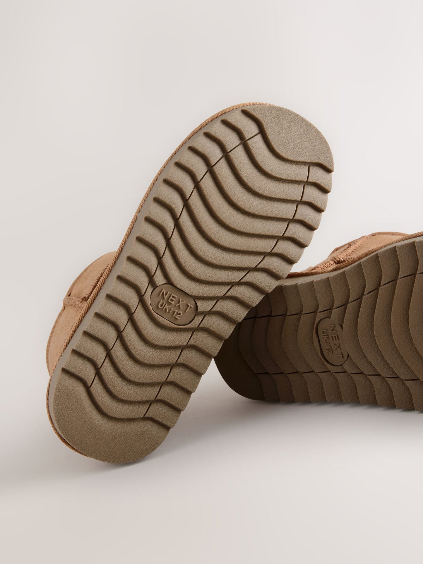 Tan Brown Standard Fit (F) Water Repellant Suede Pull On Boots image 5