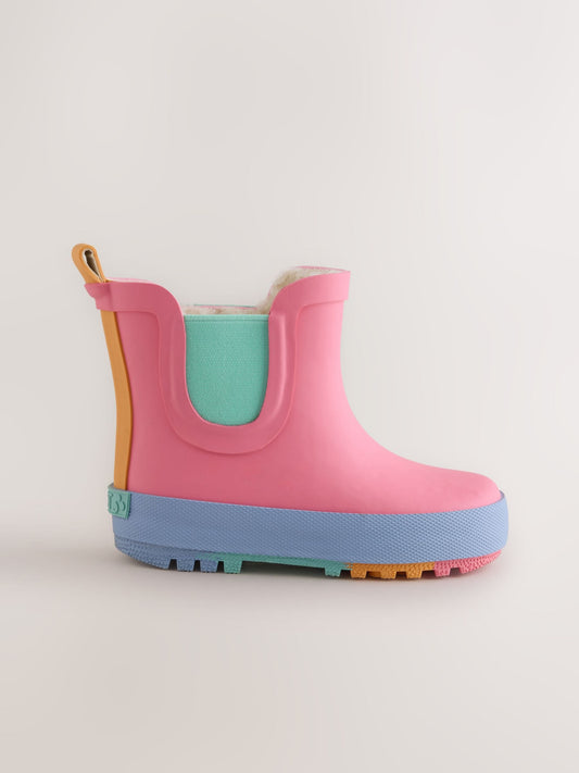 Dsiney Kidz - Pink Colourblock Chelsea Wellies image 2
