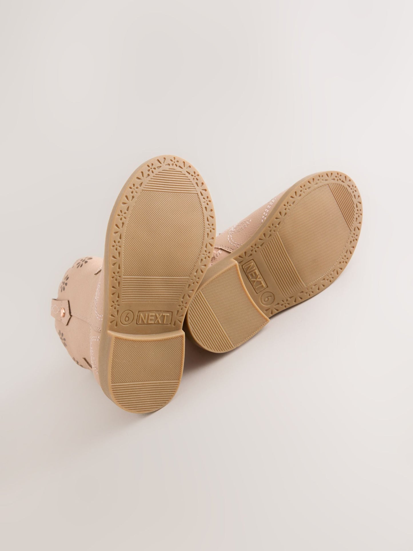 Pink Shimmer Western Ankle Boots image 5