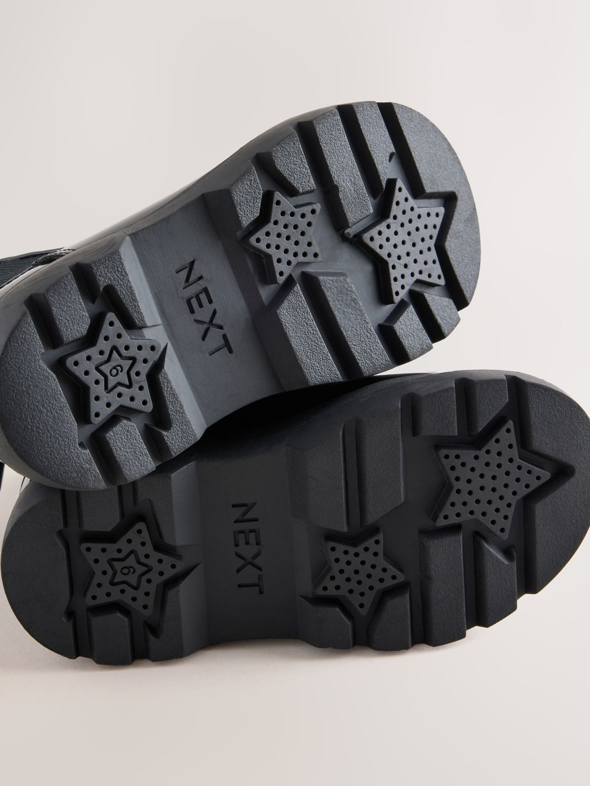Dsiney Kidz - Black Patent Chelsea Chunky Ankle Boots image 5