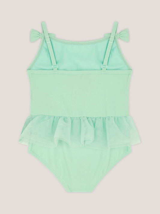 Monsoon Green Baby Mesh Ruffle Swimsuit image 2