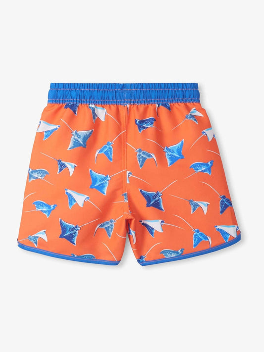 Hatley Orange Sting Rays Swim Shorts image 2
