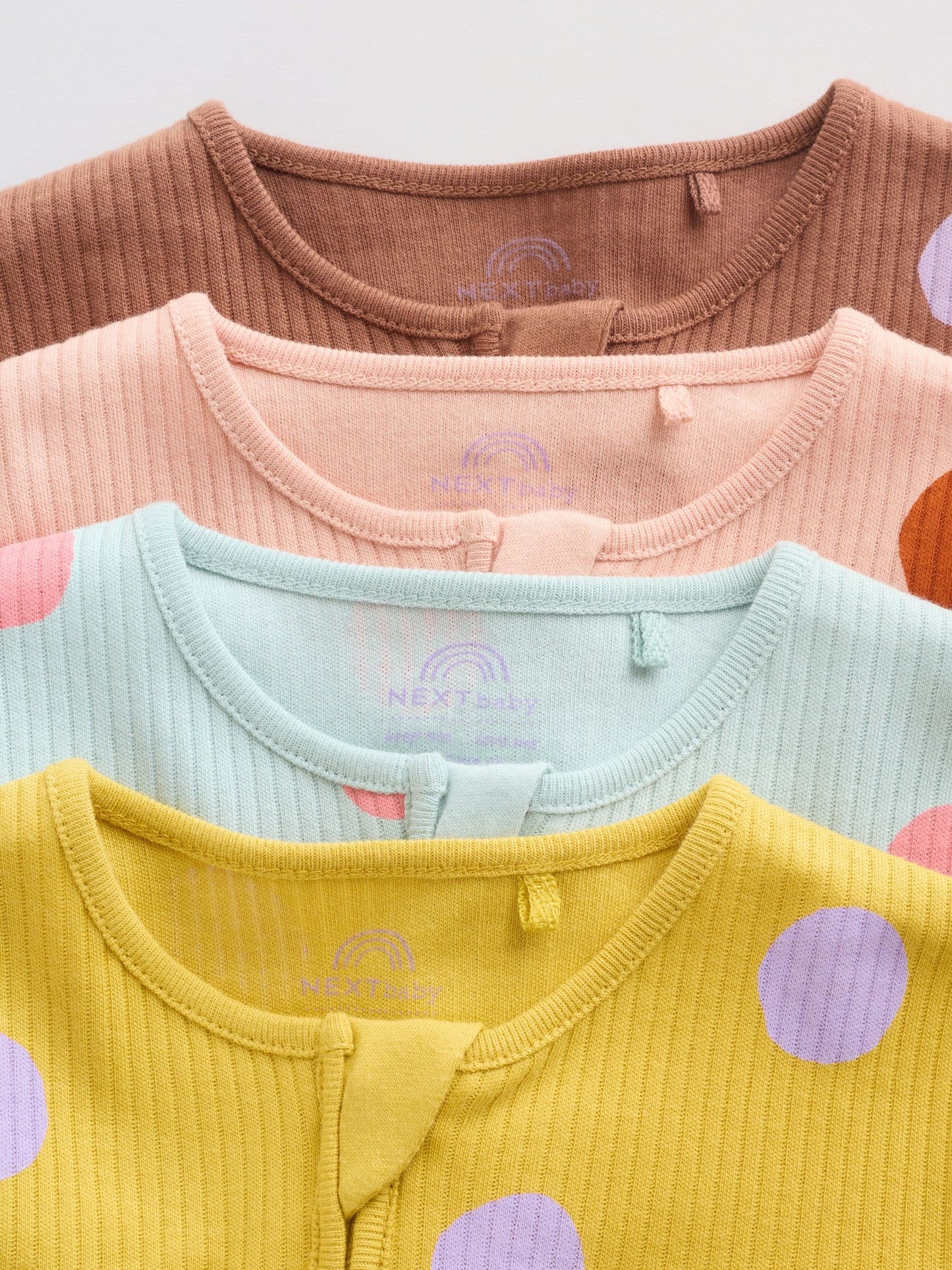 Bright Spot Baby Sleepsuits 4 Pack (0mths-3yrs) image 9