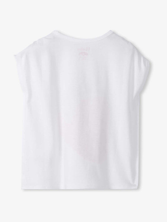 Dsiney Kidz - Hatley White Strawberry Cinched Shoulder Top image 2
