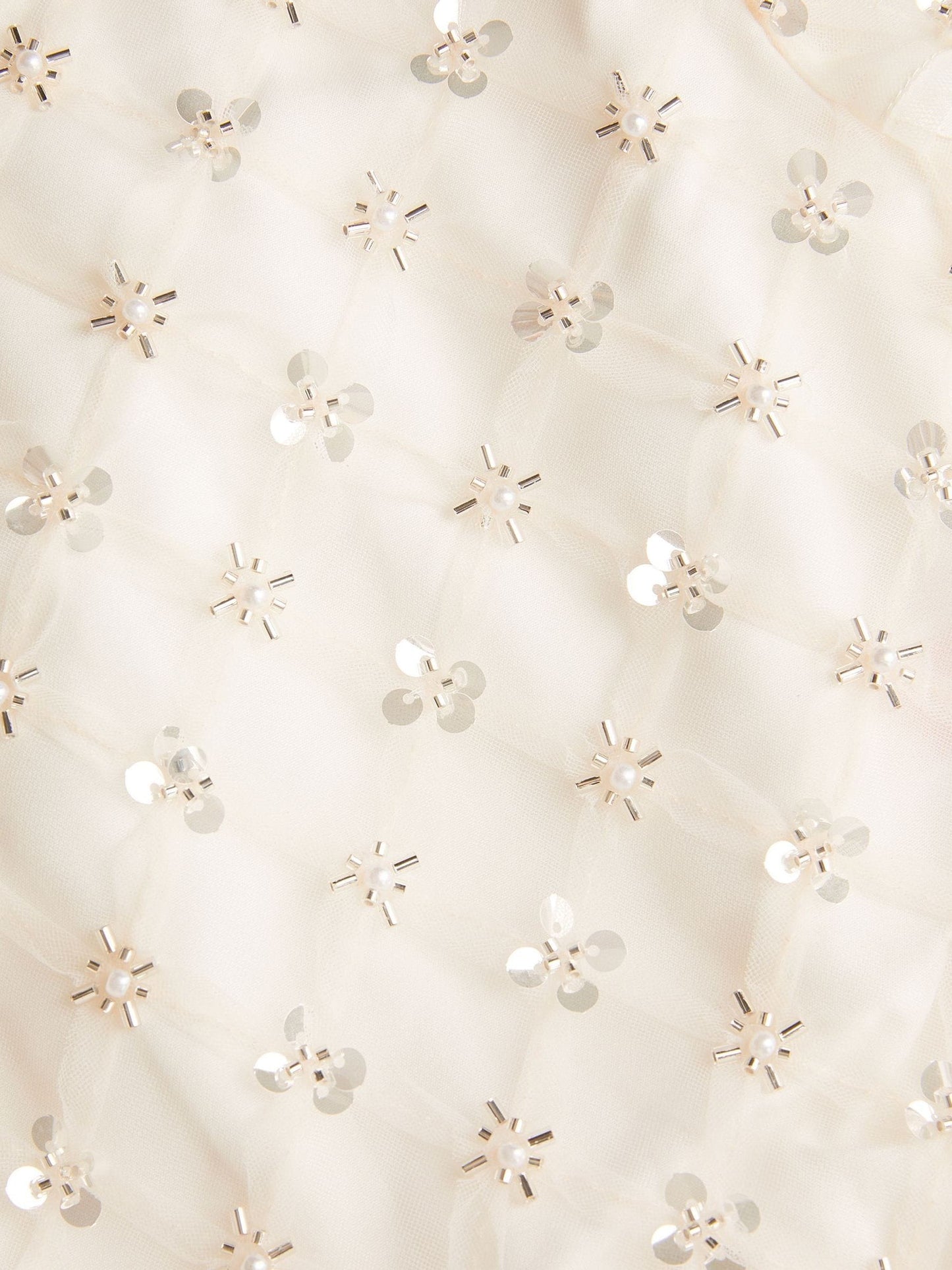 Monsoon White Gracie Embellished Peplum Top image 4