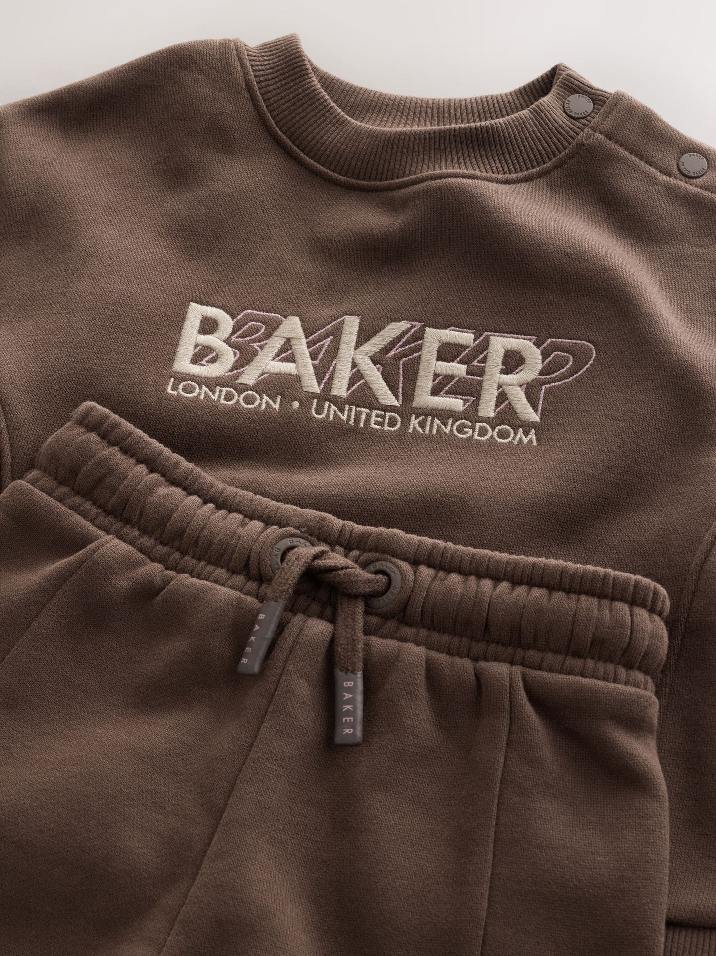 Dsiney Kidz - Baker by Ted Baker Brown Sweatshirt and Joggers Set image 6