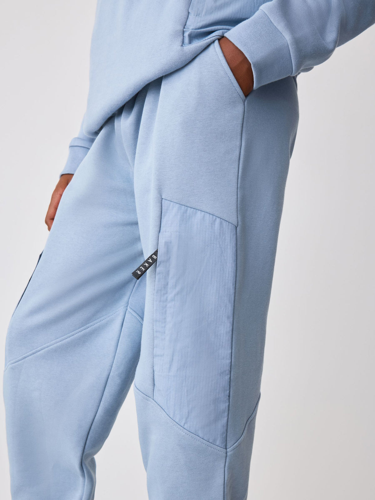 Baker by Ted Baker Blue Oversized Blue Funnel Neck Hoodie and Joggers Set - image 7