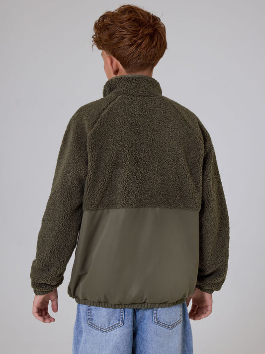 smALLSAINTS Khaki Green Underground Washed Fleece - image 2