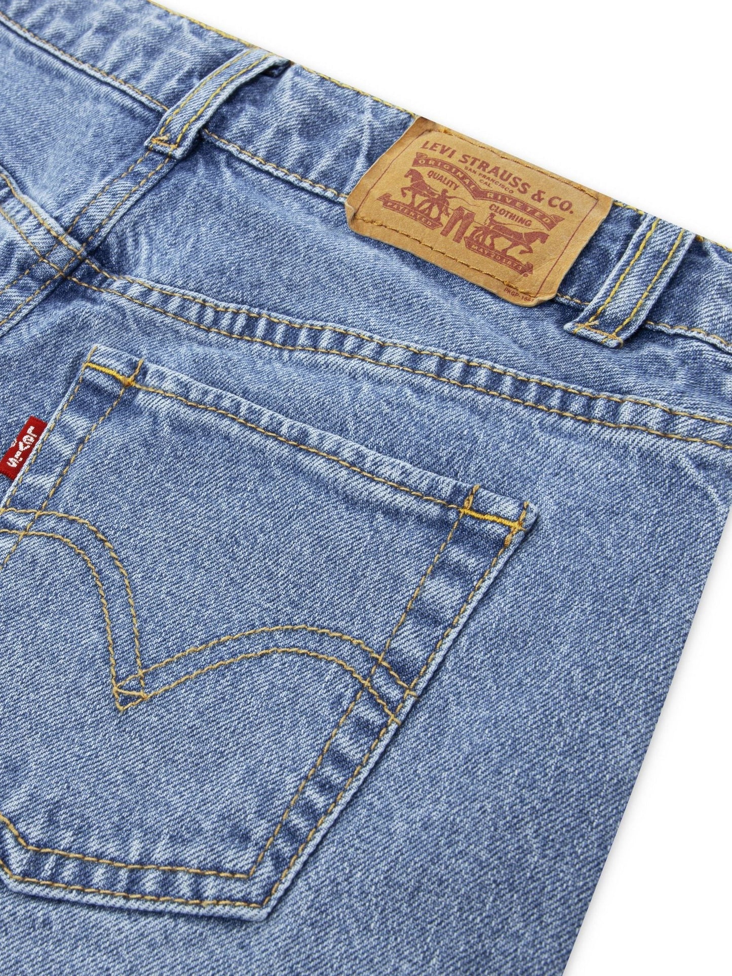 Dsiney Kidz - Levi's Dark Blue High Waisted Adjustable Denim Shorts image 3