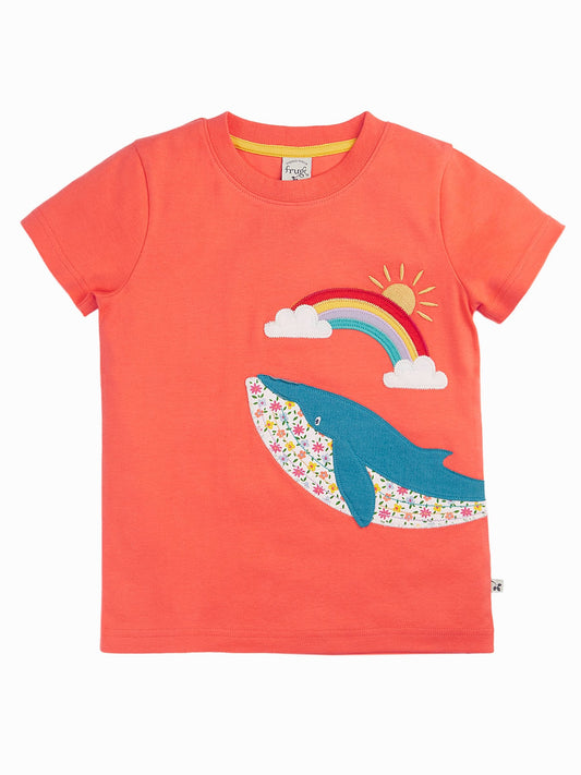 Dsiney Kidz - Frugi Red Scout Applique T-Shirt image 2