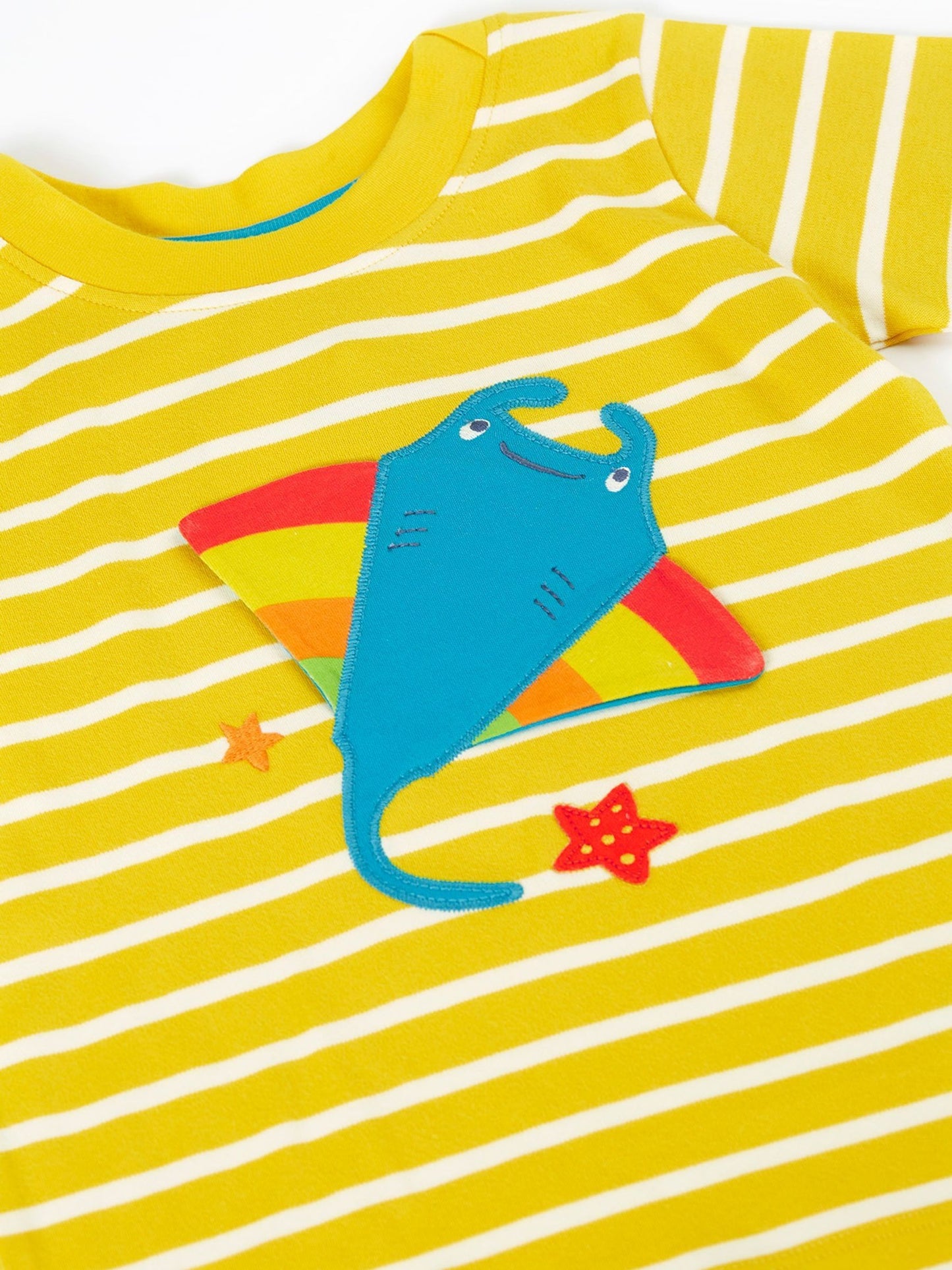 Frugi Yellow Easy On Interactive T-Shirt image 4