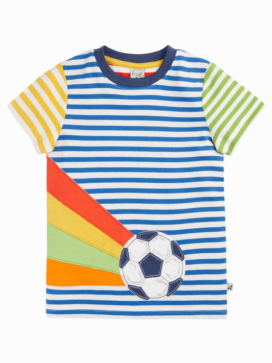 Frugi Blue Hotchpotch Circular T-Shirt image 3