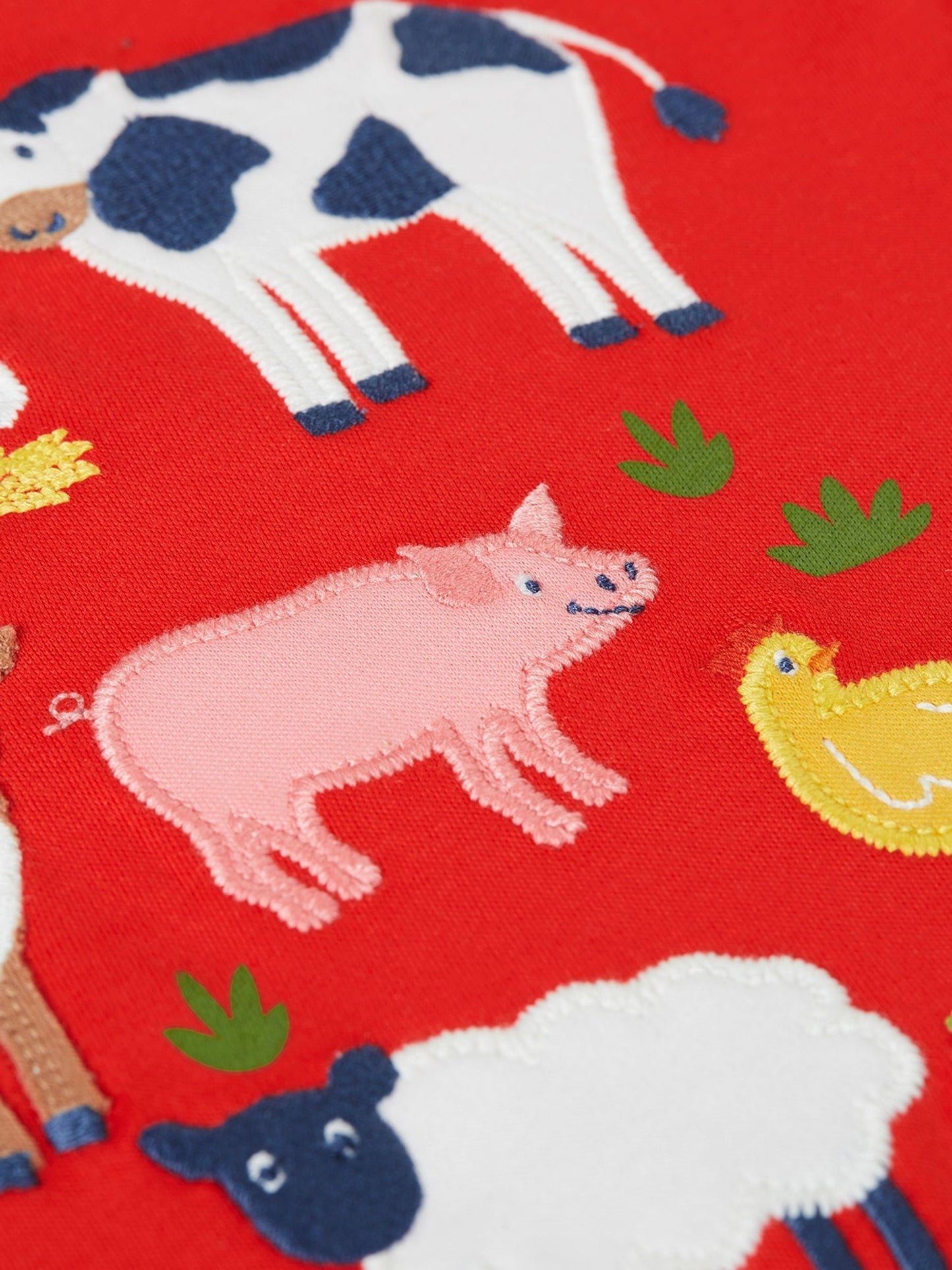 Dsiney Kidz - Frugi Red Little Creature Applique T-Shirt image 4