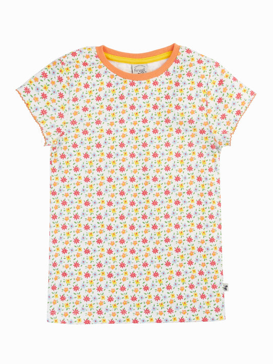 Dsiney Kidz - Frugi White Pip Pointelle T-Shirts 2 Pack image 2