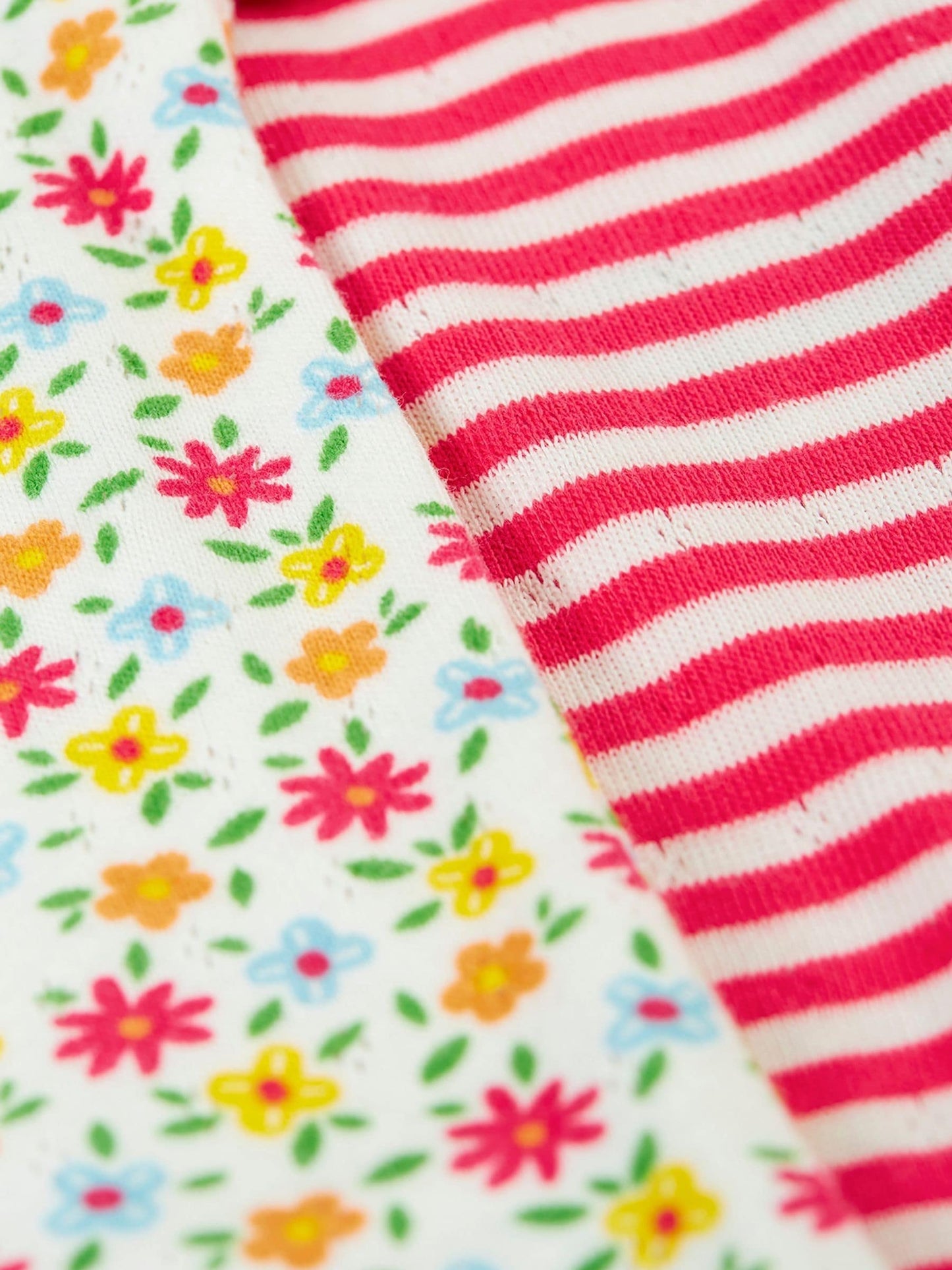 Dsiney Kidz - Frugi White Pip Pointelle T-Shirts 2 Pack image 5