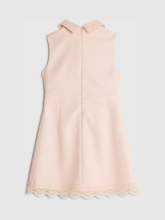 River Island Pink Embellished Lace Collar Dress image 2