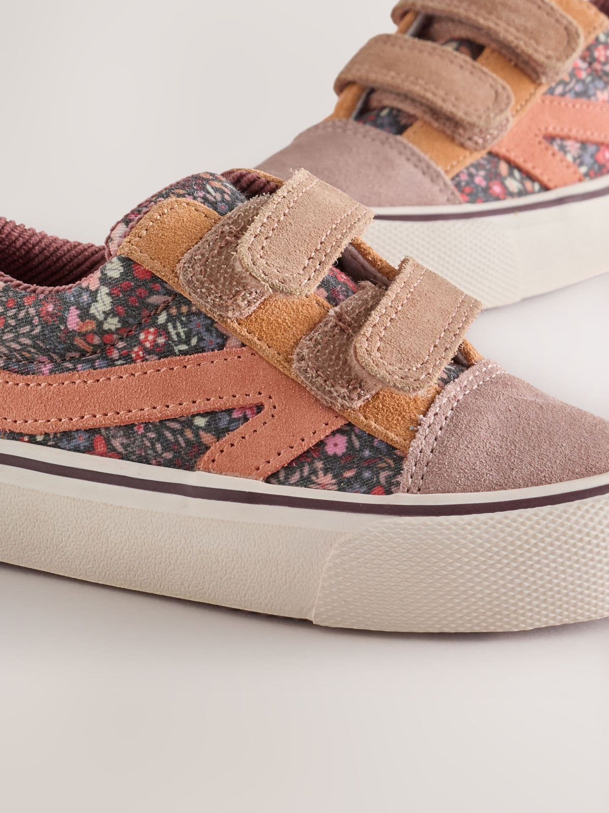 Dsiney Kidz - Multi Floral Standard Fit (F) Touch Fastening Trainers image 5