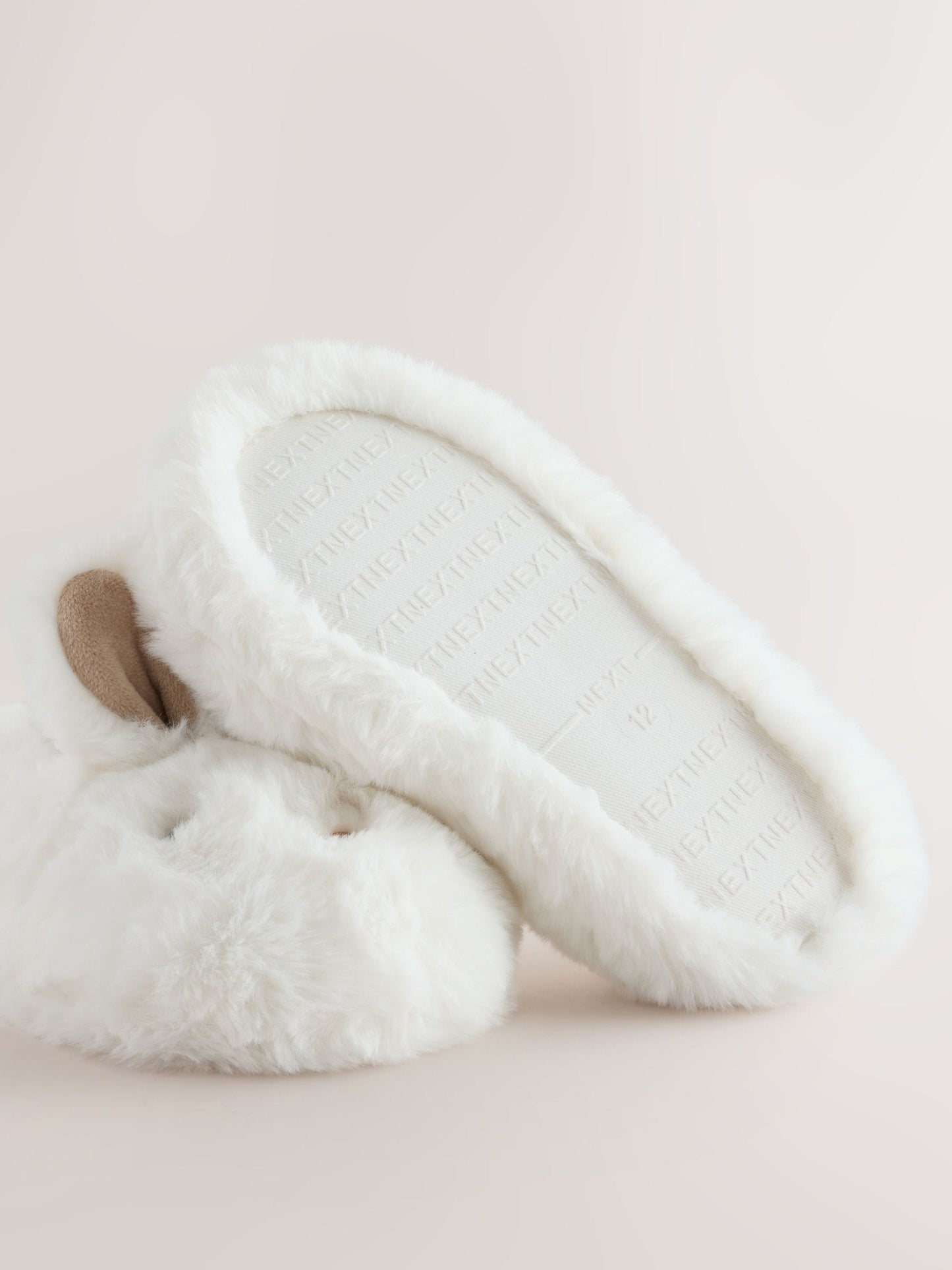White Bunny Character Mule Slippers image 5