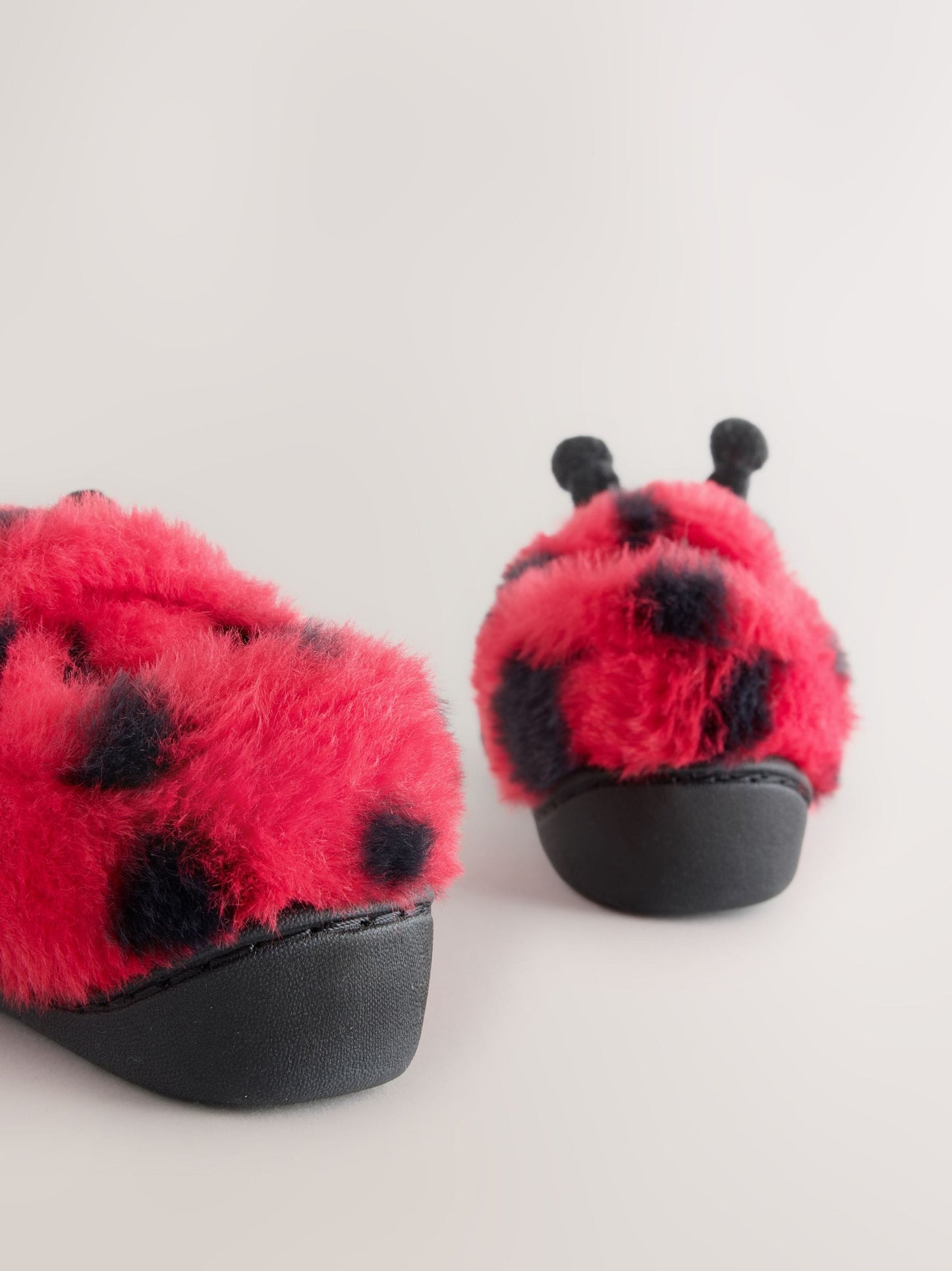 Red/Black Ladybird Cupsole Slippers image 5