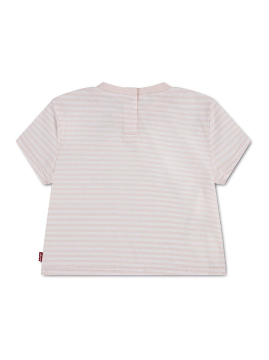 Levi's® Pink Striped Mini Batwing Short Sleeve T-Shirt image 2