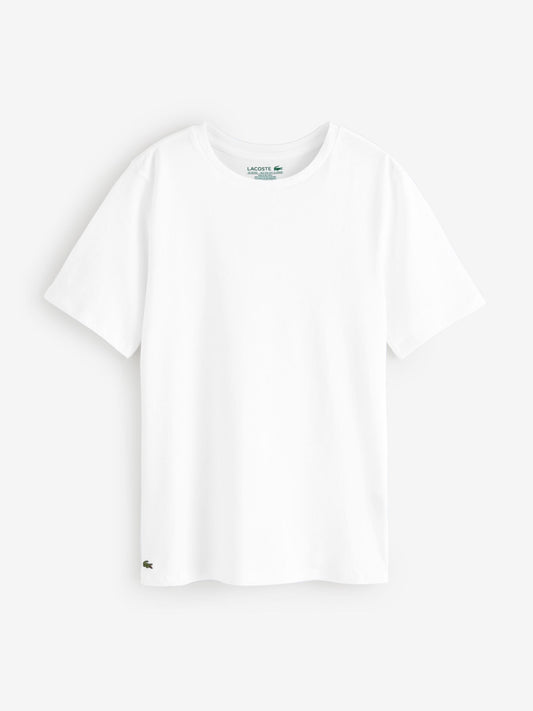 Lacoste White Short Sleeve Under Shirts 2 Pack image 2