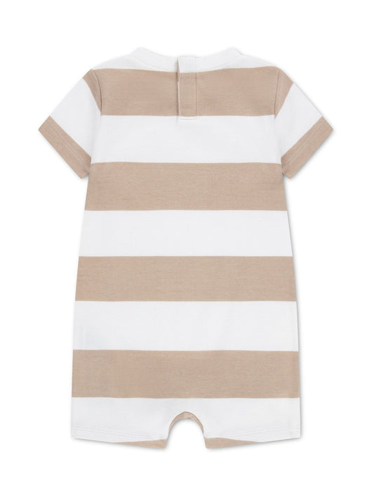 Lacoste Brown Stripe T- Shirt Romper image 2