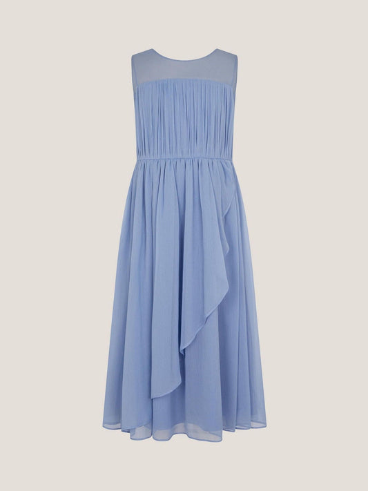 Dsiney Kidz - Monsoon Pale Blue Imogen Sleeveless Chiffon Party Dress image 2