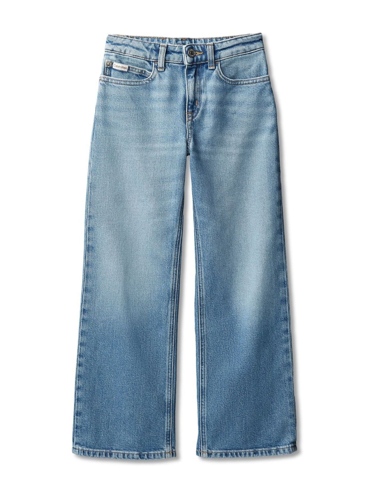 Dsiney Kidz - Calvin Klein Blue High Rise Wide Leg Jeans image 6