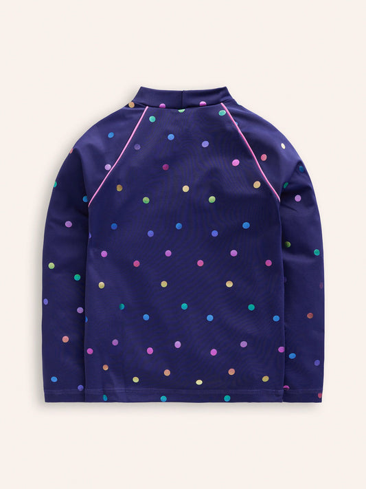 Boden Blue Sun Safe Patterned Rash Vest image 2