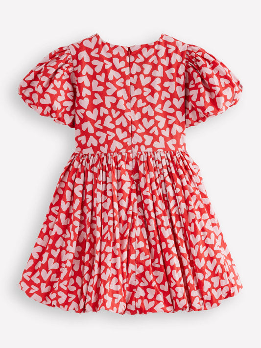 Dsiney Kidz - Boden Red Heart Bubble Hem Dress image 2