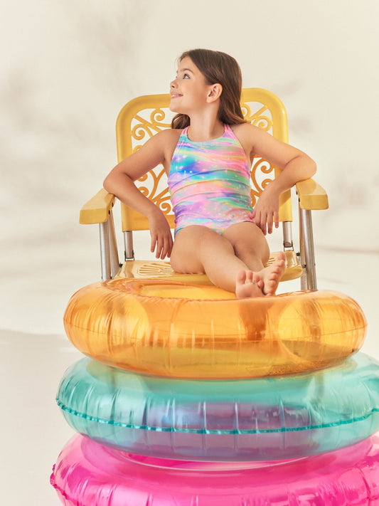 Dsiney Kidz - Rainbow Double Strap Swimsuit (3-16yrs) image 2