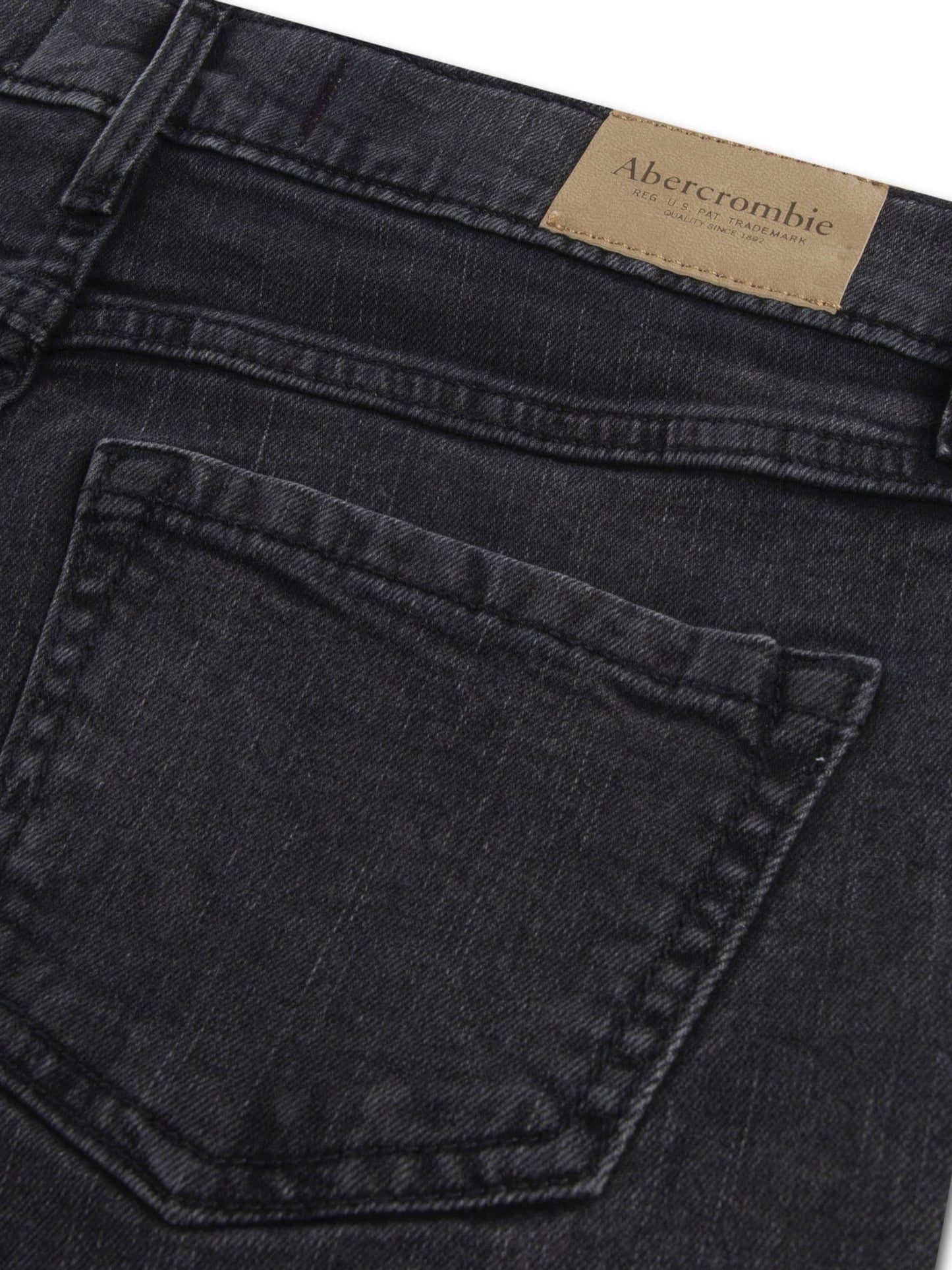 Dsiney Kidz - Abercrombie & Fitch Grey High Rise Relaxed Denim Shorts image 4