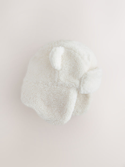 Dsiney Kidz - Cream Borg Trapper Baby Hat image 2