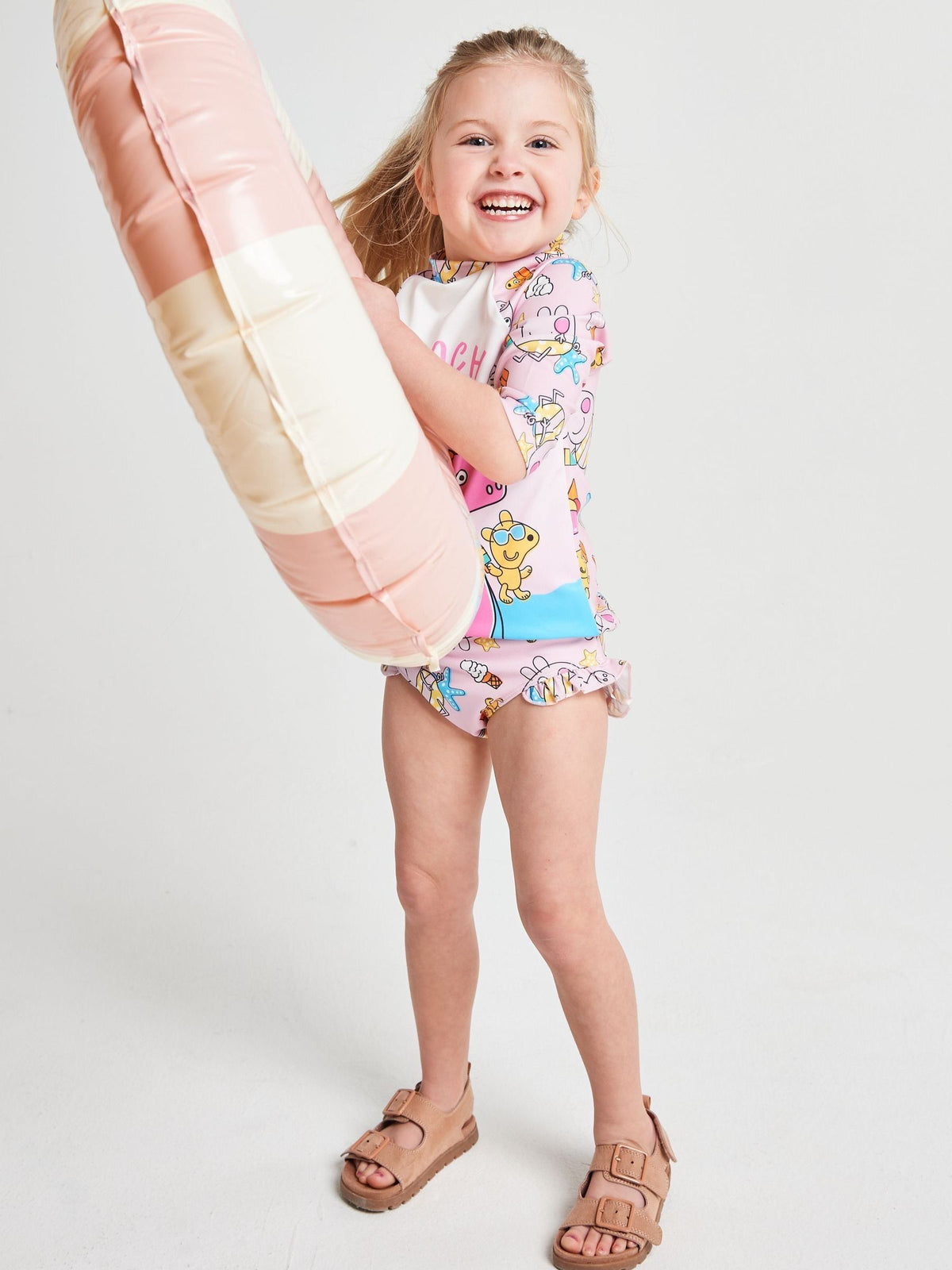 Dsiney Kidz - Brand Threads Pink Peppa Pig Swim Set image 4